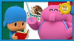 🏫 POCOYO AND NINA - Learn Spanish [95 minutes] | ANIMATED CARTOON for Children | FULL episodes