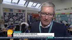 EXCLUSIVE: Apple boss Tim Cook... - Good Morning Britain