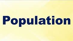 Population Definition and Example I Biology