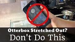 How NOT to Fix an Otterbox Rubber Phone Cover | Stretched Out Cell Phone Case