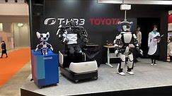 Demo of T-HR3 and Olympic mascot robots at iRex19 [4K/RAW VIDEO]