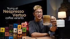 Trying all the Nespresso Vertuo coffee variants! | smashpop