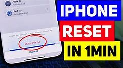 How to Reset iPhone: Step-by-Step Guide for Models 11, 12, 13, 14, and 15 pro max