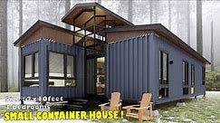 2x40ft Shipping Container Homes | Fully furnished small container house with 3 bedrooms