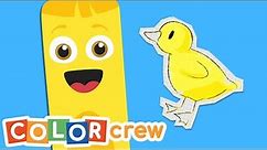 Toddler Learning Video | Color Crew - Yellow & Blue | @BabyFirst Learn Colors, ABCs, Rhymes & More ​