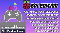 Ultimate Recalbox Pulstar 9.1 Easy Setup Guide For RPi #recalbox #frontend #emulator