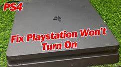 PS4 Won't Turn On - Fixing Common Issues ! How To Fix Playstation Turn On Problem