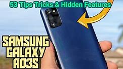 53 Tips and Tricks for the Samsung Galaxy A03s | Hidden Features!