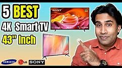 5 BEST 43 Inch 4k TV 2023🔥🔥best 43 inch tv | Best led tv 43 inch in India 2023 | 43 inch tv