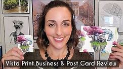 VistaPrint Postcards & Business Cards // Review