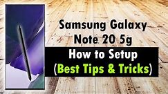 Samsung Galaxy Note 20 How to Setup (Best Tips and Tricks) | h2techvideos