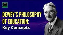 John Dewey’s Philosophy of Education: Key Concepts