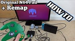 How To Use ORIGINAL N64 Controllers on Nintendo Switch + Remap