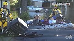 Rescue boats in North Carolina