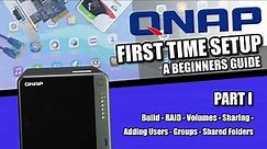 QNAP NAS Setup Guide 2022 #1 - Build, RAID, Volumes, Sharing, Mapping Drives & Users