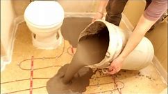 Tips for DIYs Concrete Floor Preparation and Leveling in a Bathroom MrYoucandoityourself