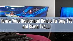 Review Voice Replacement Remote for Sony-TVs and Bravia-TVs，for All Sony 4K UHD LED LCD HD Smart TVs