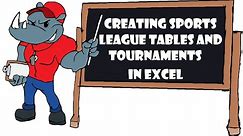 Create Sports League Tables in Excel Online Course