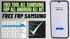 Free Frp Tool Samsung Galaxy Android 5 To Android 14 Patch 1 April 2024 / All Samsung Frp Free Tool