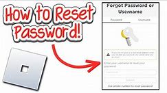 How to Reset Your Roblox Password Without Email! (2024)