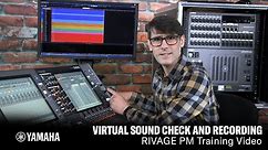 RIVAGE PM Training Video - Virtual Sound Check and Recording