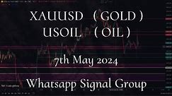 XAUUSD ANALYSIS HINDI | USOIL 7th May 2024 #forextrading #xauusd #forexsignals #xauusdsignal #trade