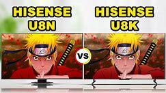 Hisense 2024 TV Lineup U8N vs U8k ULED LCD Smart Quantum Dot Mini-LED TV Unboxing & Setup | Review
