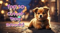 Top 10 Cutest Dog Breeds! #Dogs #Cute #DifferentBreeds #BackgroundMusic #InfoAbout