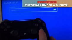 How to Sync a PS4 controller via Bluetooth