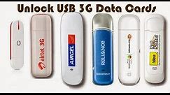 How to unlock any 3g dongle or datacard to use 4g sim in one click