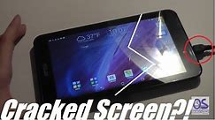 Cracked Tablet Phone Screen - How To Still Use? Transfer Data Out?!