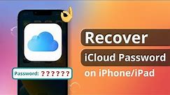 [2 Ways] How to Recover iCloud Password on iPhone/iPad if forgot 2023