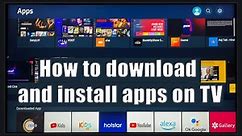 How to Download and Install Apps on Samsung TV | Add App to Smart TV
