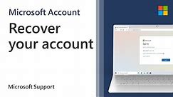 What to do if you can't sign in to your Microsoft account | Microsoft