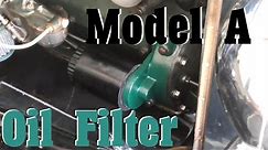 Ford Model A - Fitting an Oil Filter