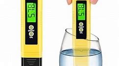 PH Meter, Digital PH Meter for Water, 0.01 High Accuracy PH Tester with 0-14 PH Measurement Range for Hydroponics, Household Drinking, Pool and Aquarium