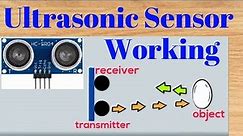 Ultrasonic sensor working principle | How does HC-SR04 Work