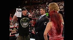 John Cena challenges Edge for WWE Championship Match | Raw (2006)