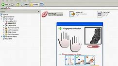 Secure Thumb Drive Fingerprint Scanner