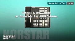 How To Enter A Personal Speed Dial Code On The Norstar M7310 Phone