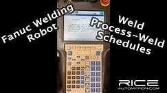 Fanuc Welding Robot - Weld Process/Schedule Tutorial