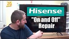 Gaming On A Budget: Hisense "On and Off Repair" Full Tutuorial (55" R6 Series 4K HDR10 Model 55R6E3)