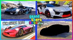 The Best Cars For Racing GTA 5! (MAR 2021) The Best Super/Sport Cars For Racing on GTA online!
