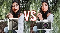 The iPhone 15 Pro Rivals Professional Cameras | iPhone 15 Pro vs Fujifilm XT5