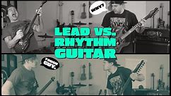 lead vs rhythm guitar