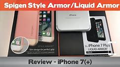 Spigen Style Armor & Liquid Armor Review - iPhone 7 cases