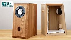 DIY wooden speaker & homemade LM3886 amplifier