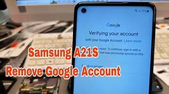 Final Method!!! Samsung A21s (SM-A207F), Remove Google Account, Bypass FRP.