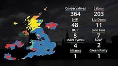 Election 2019: How the UK constituency map looks after Tory victory