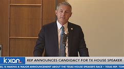 Texas GOP lawmaker announces candidacy for Texas House Speaker